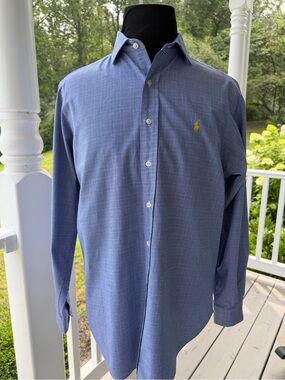 Polo Ralph Lauren Westerton Blue Glen Plaid Shirt L